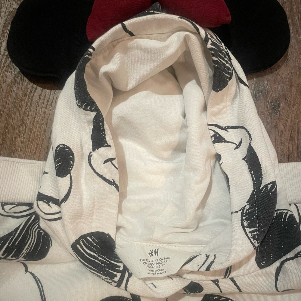 H&M Mickey Mouse Kids Hoodie - 4T - Picture 4 of 4